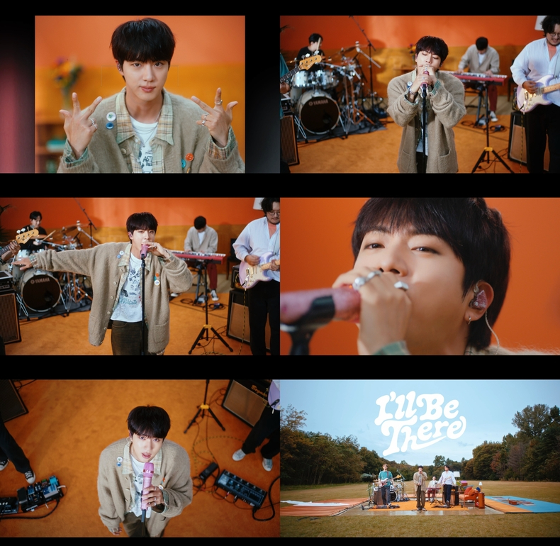 방탄소년단 진 'I'll Be There' 라이브 클립. 사진=빅히트 뮤직 1000012544.jpg
